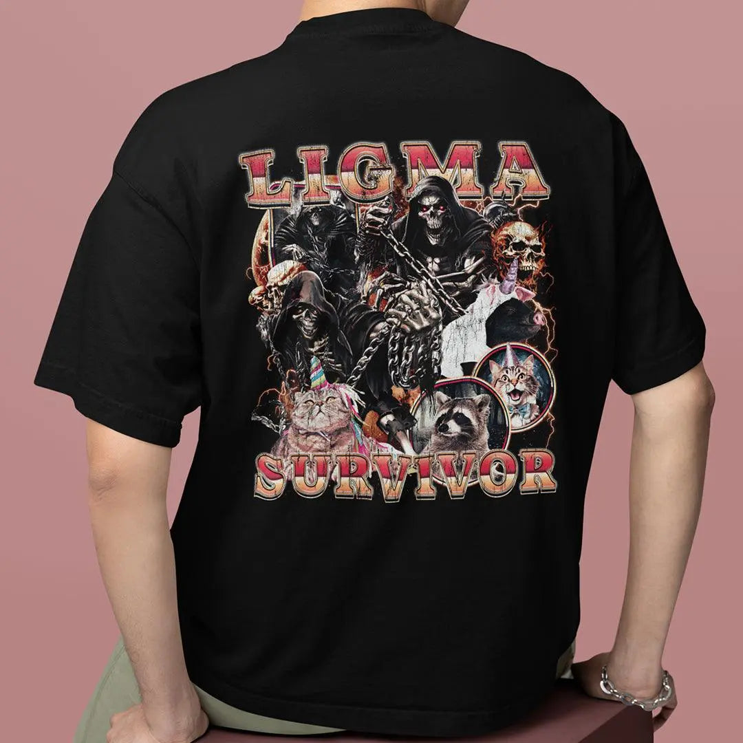 Ligma Survivor t-shirt (backprint) - Orbital Clothing