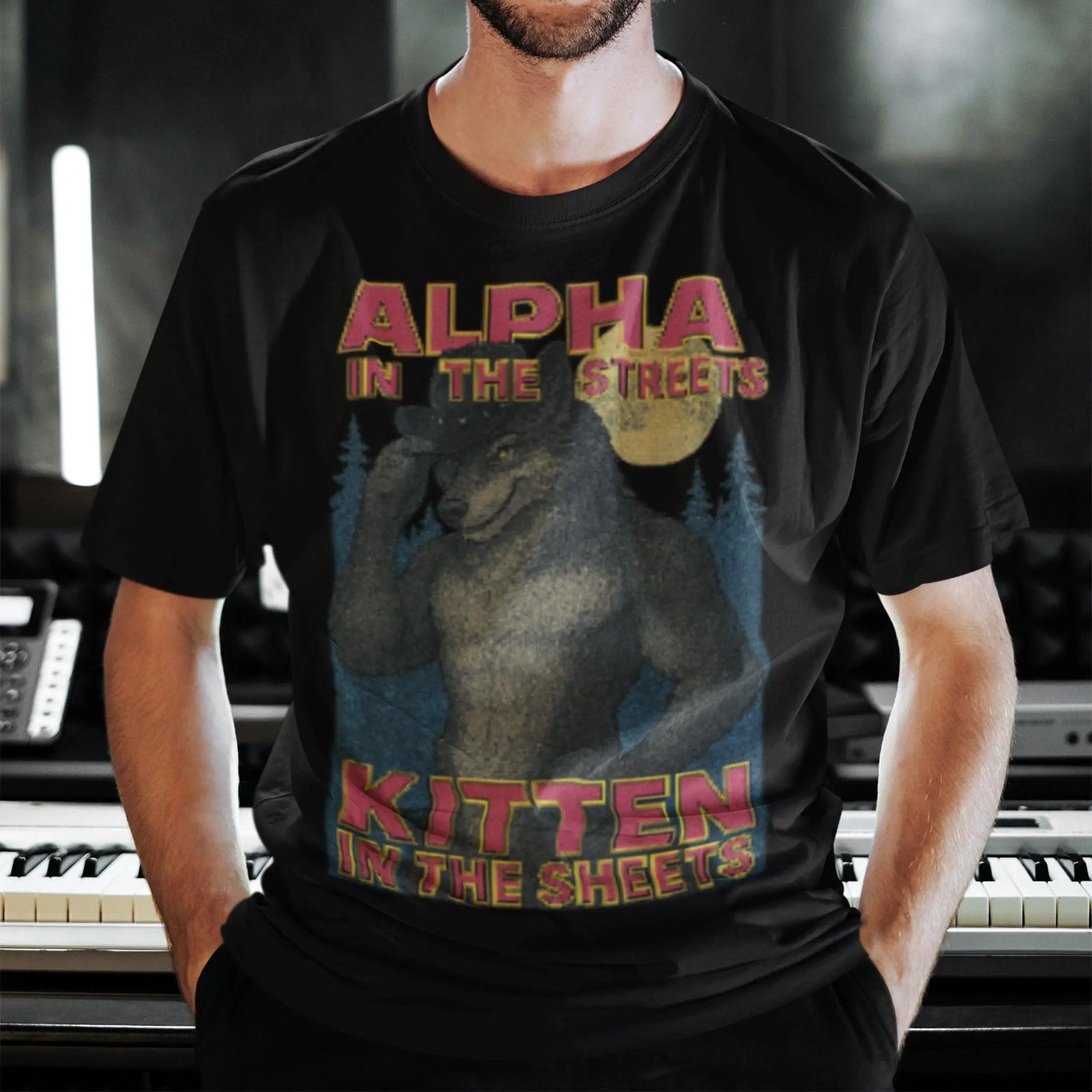 Alpha in the Streets Kitten in the Sheets T-Shirt - Orbital Clothing