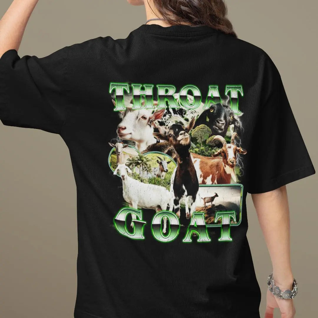 Throat Goat t-shirt (backprint) - Orbital Clothing