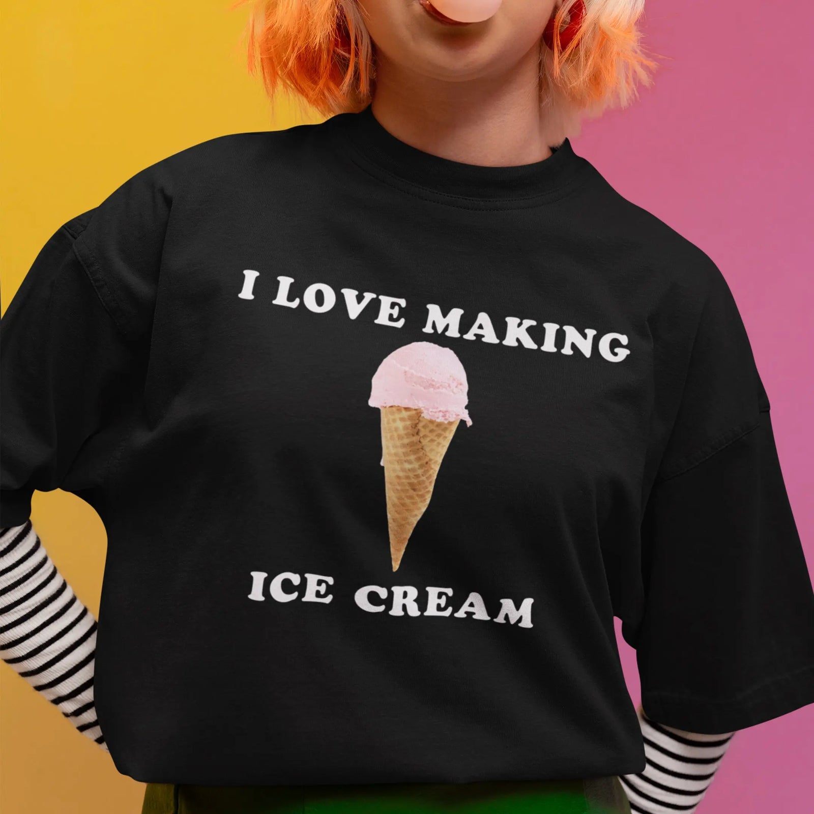 I love making ice cream T-Shirt Orbital Clothing