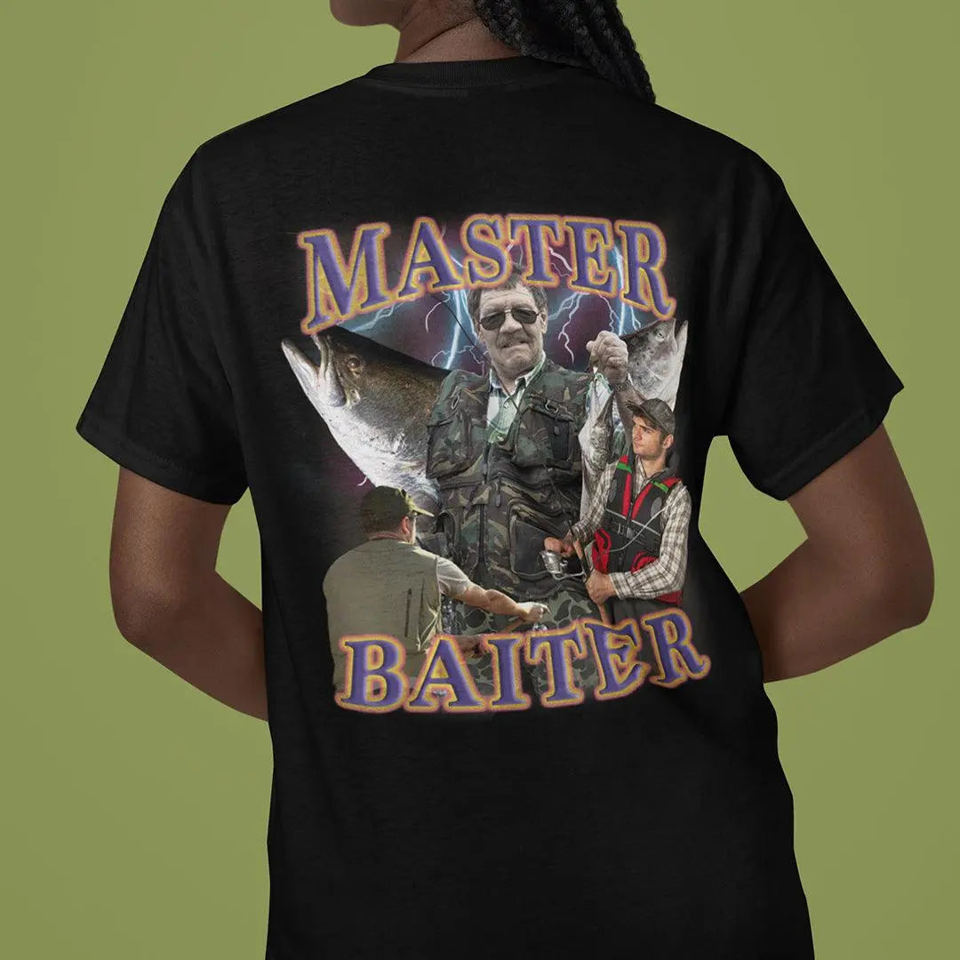 Master Baiter t-shirt (backprint) - Orbital Clothing