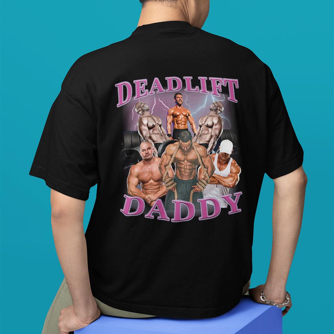 Deadlift Daddy t-shirt (backprint) - Orbital Clothing