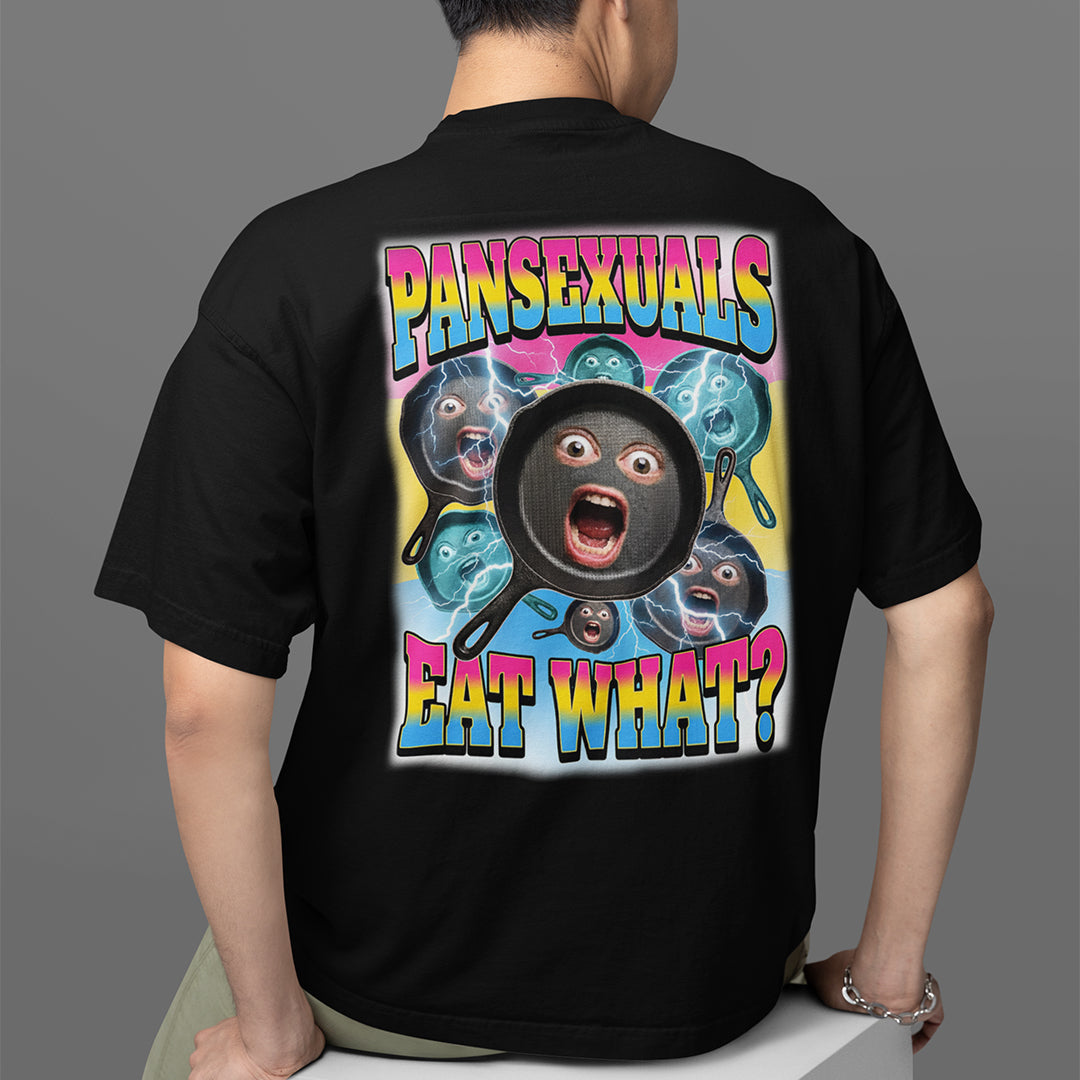 Pansexuals eat what T-Shirt (backprint) Orbital Clothing