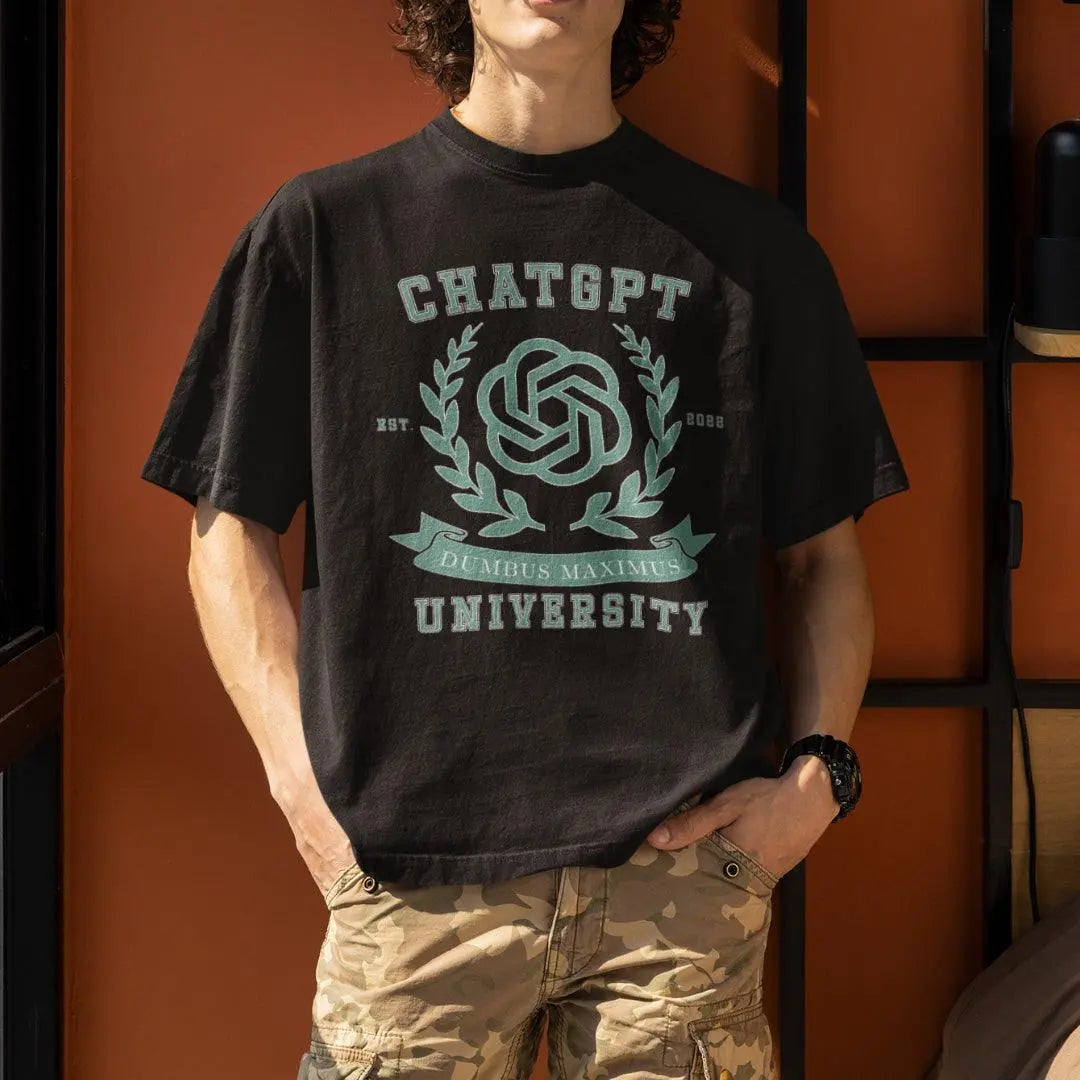Chat GPT University t-shirt - Orbital Clothing