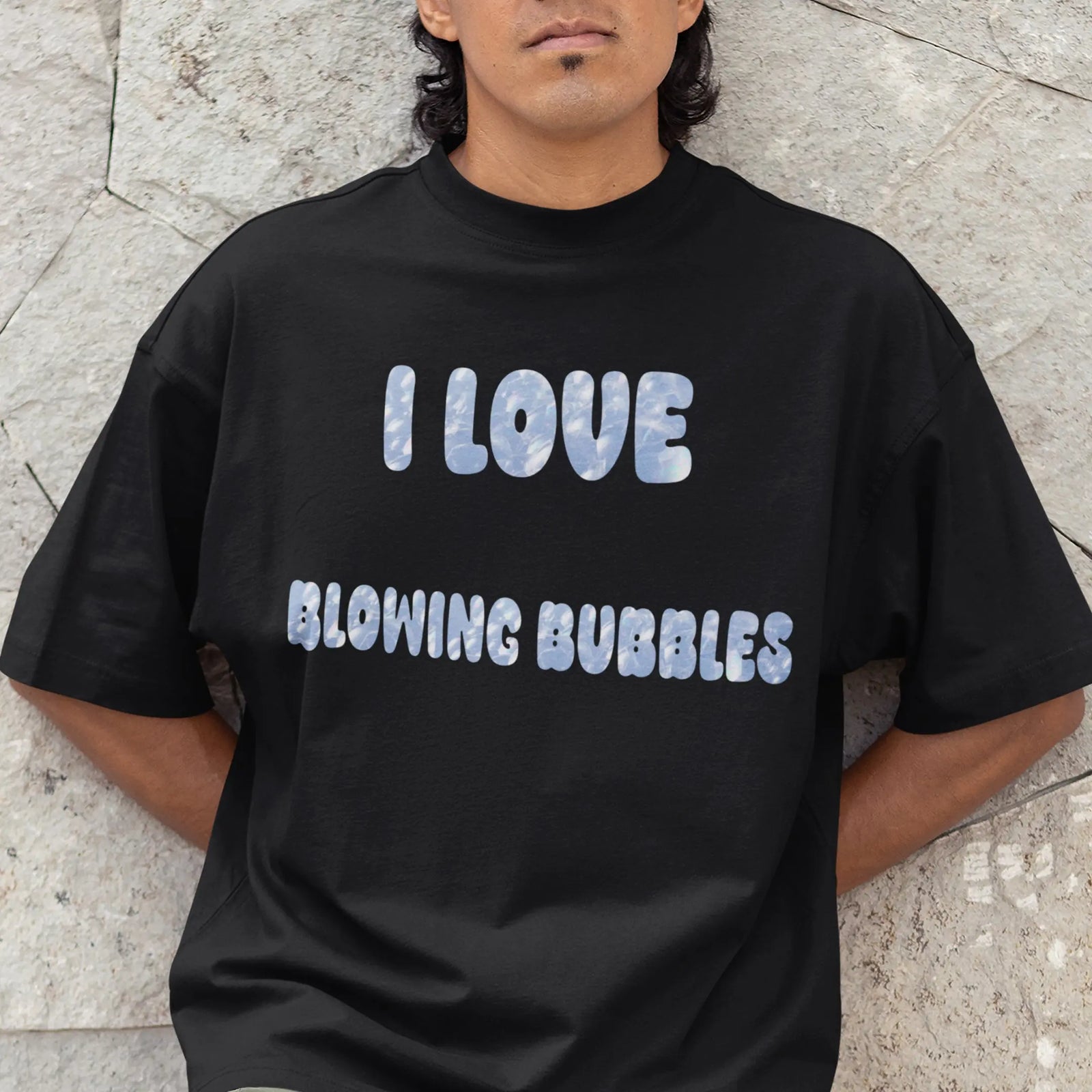 I love blowing bubbles T-Shirt Orbital Clothing