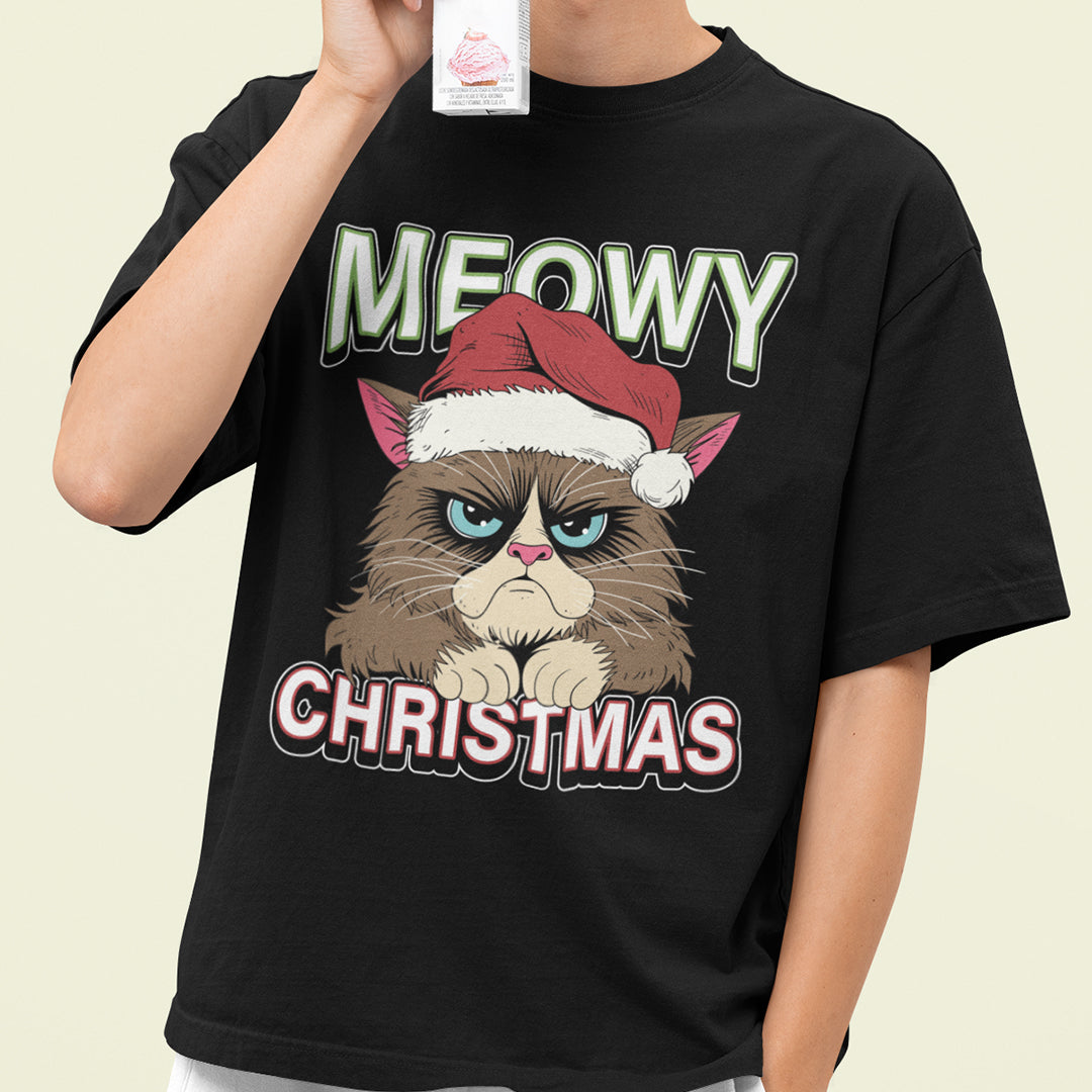 Meowy Christmas T-Shirt