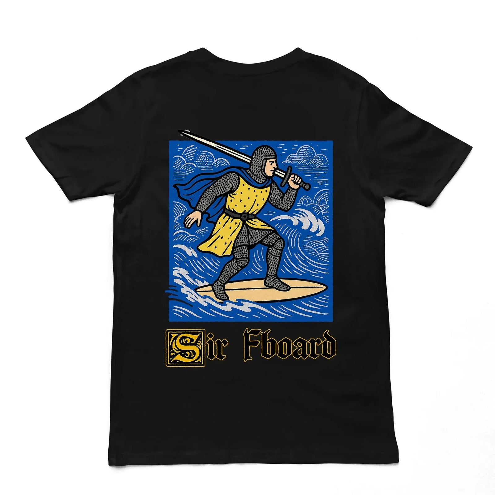 Sir Fboard T-Shirt (backprint) - Orbital Clothing