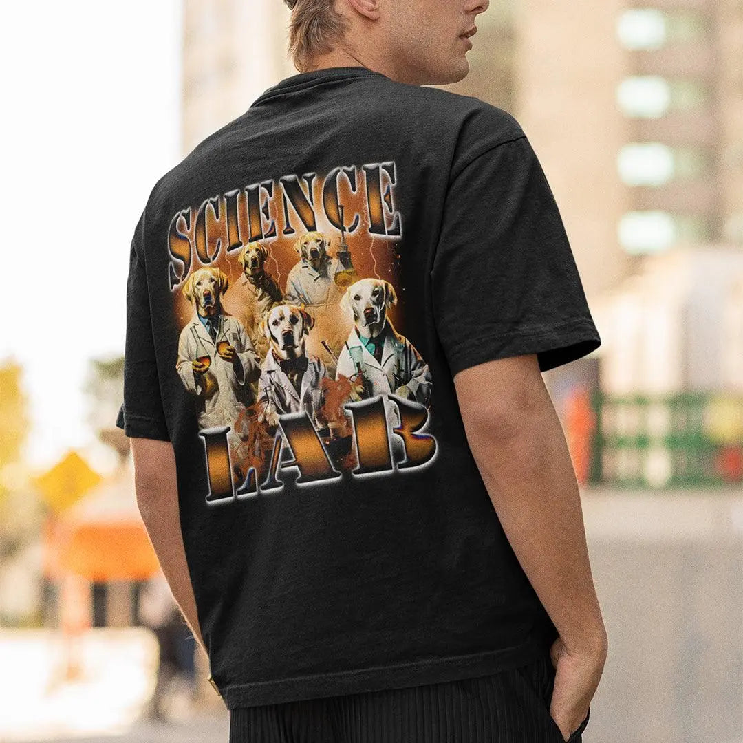 Science Lab t-shirt (backprint) - Orbital Clothing