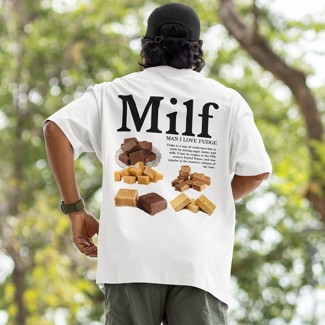 Man I Love Fudge t-shirt (backprint)