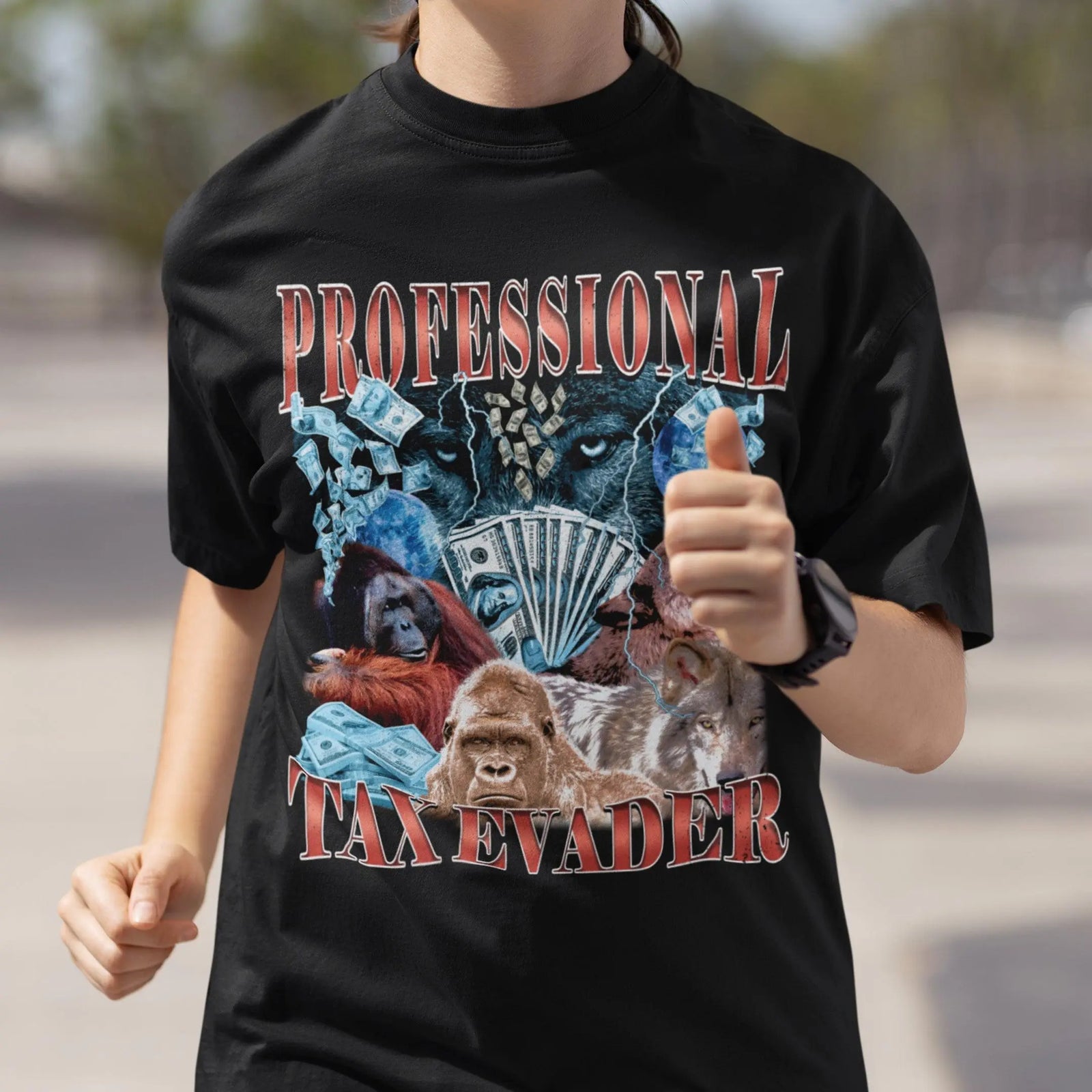 Professional Tax Evader T-Shirt - Orbital Clothing