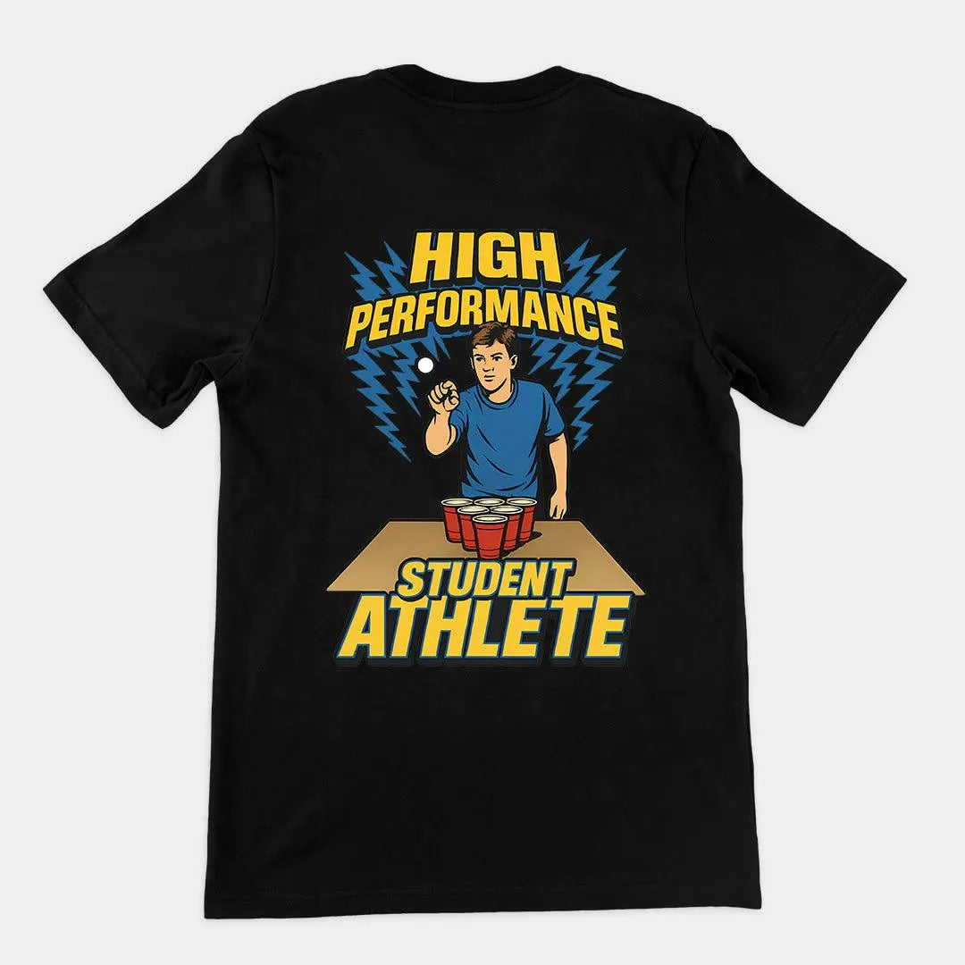 High Performance Student Athlete T-Shirt (backprint) - Orbital Clothing