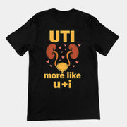 UTI - more like u+i T-Shirt (Rückenaufdruck)