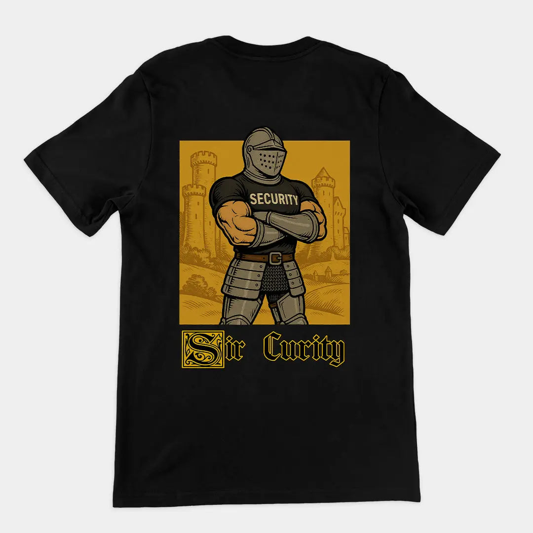 Sir Curity T-Shirt (backprint) Orbital Clothing