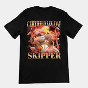 Certified Leg Day Skipper T-Shirt (backprint)