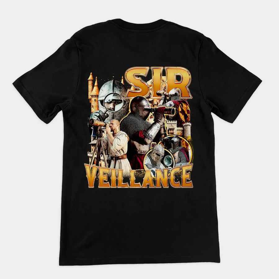 Sir Veillance T-Shirt (backprint) - Orbital Clothing