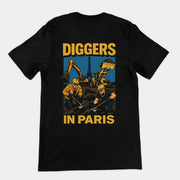Gravers in Parijs T-shirt (achterkant)