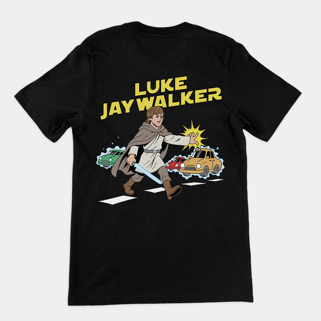 Luke Jaywalker T-Shirt (backprint) Orbital Clothing
