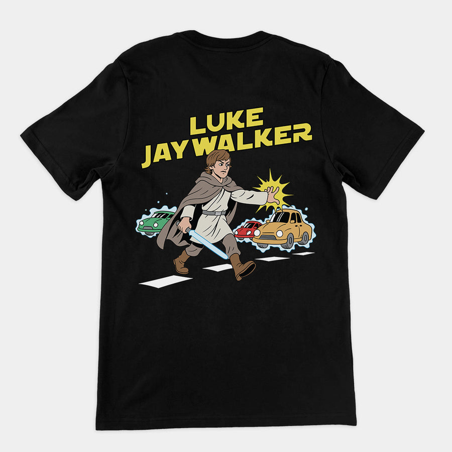 Luke Jaywalker T-Shirt (backprint) Orbital Clothing