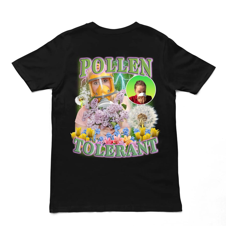 Pollen Tolerant T-Shirt (backprint) - Orbital Clothing