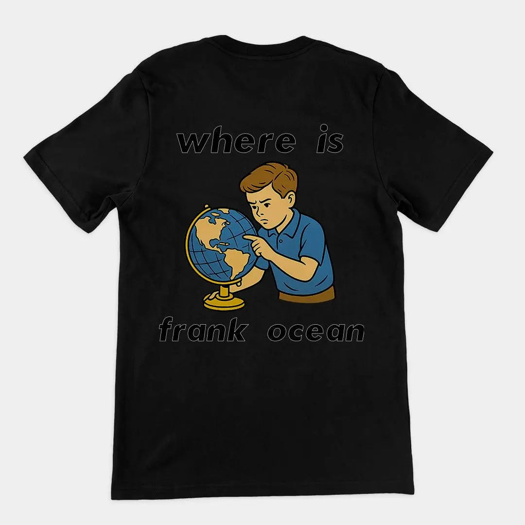 Where is Frank Ocean T-Shirt (backprint) - Orbital Clothing