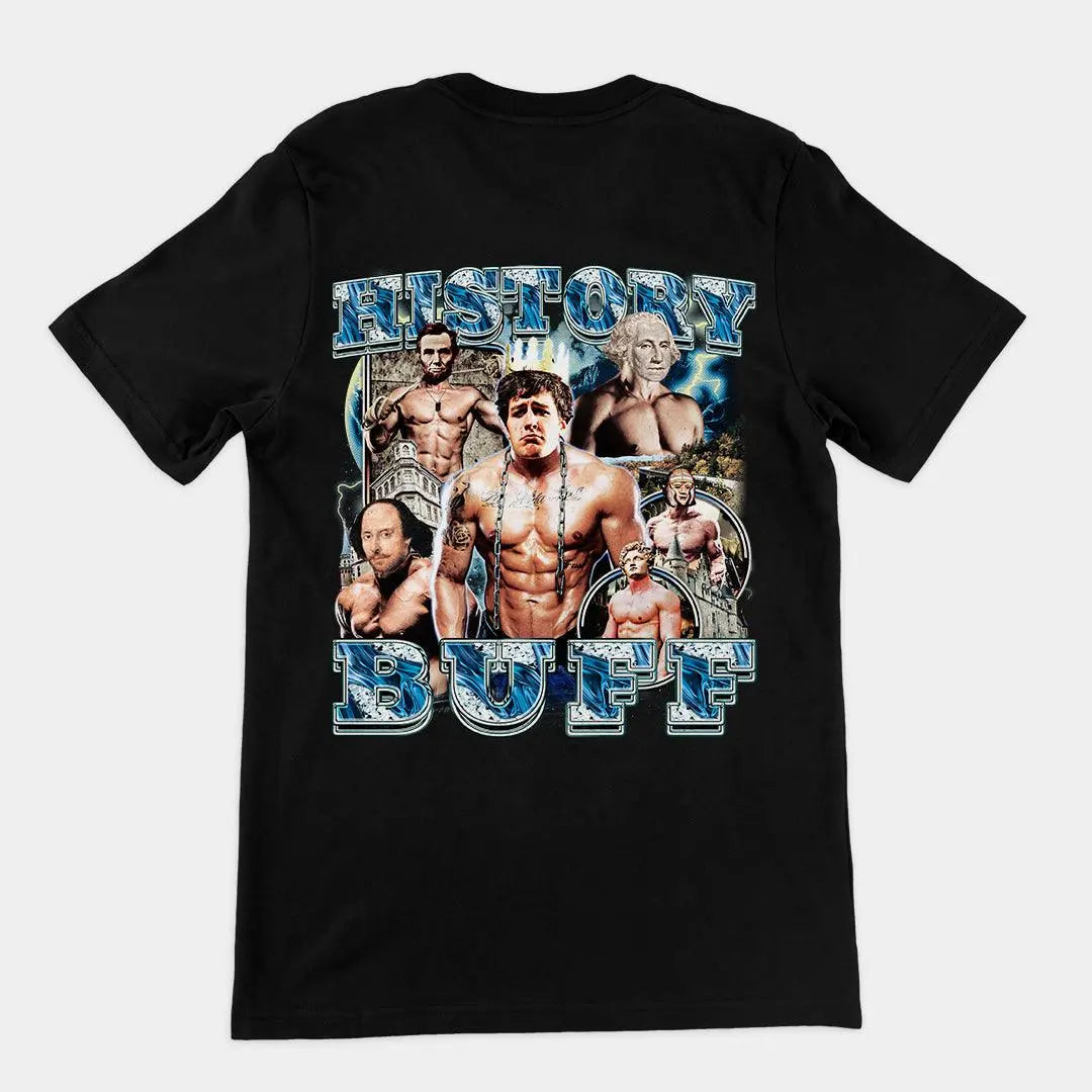 History Buff T-Shirt (backprint) - Orbital Clothing