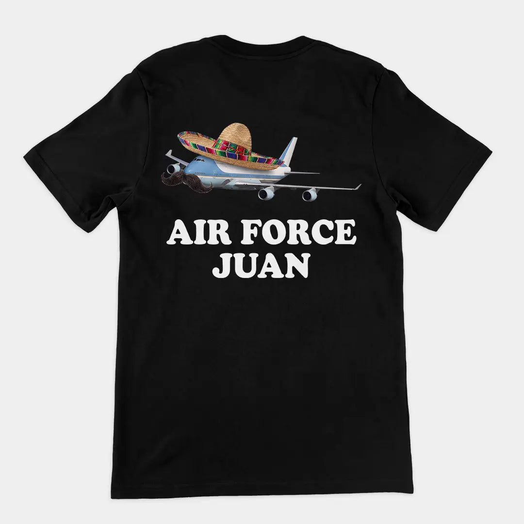 Air Force Juan T-Shirt (backprint) Orbital Clothing