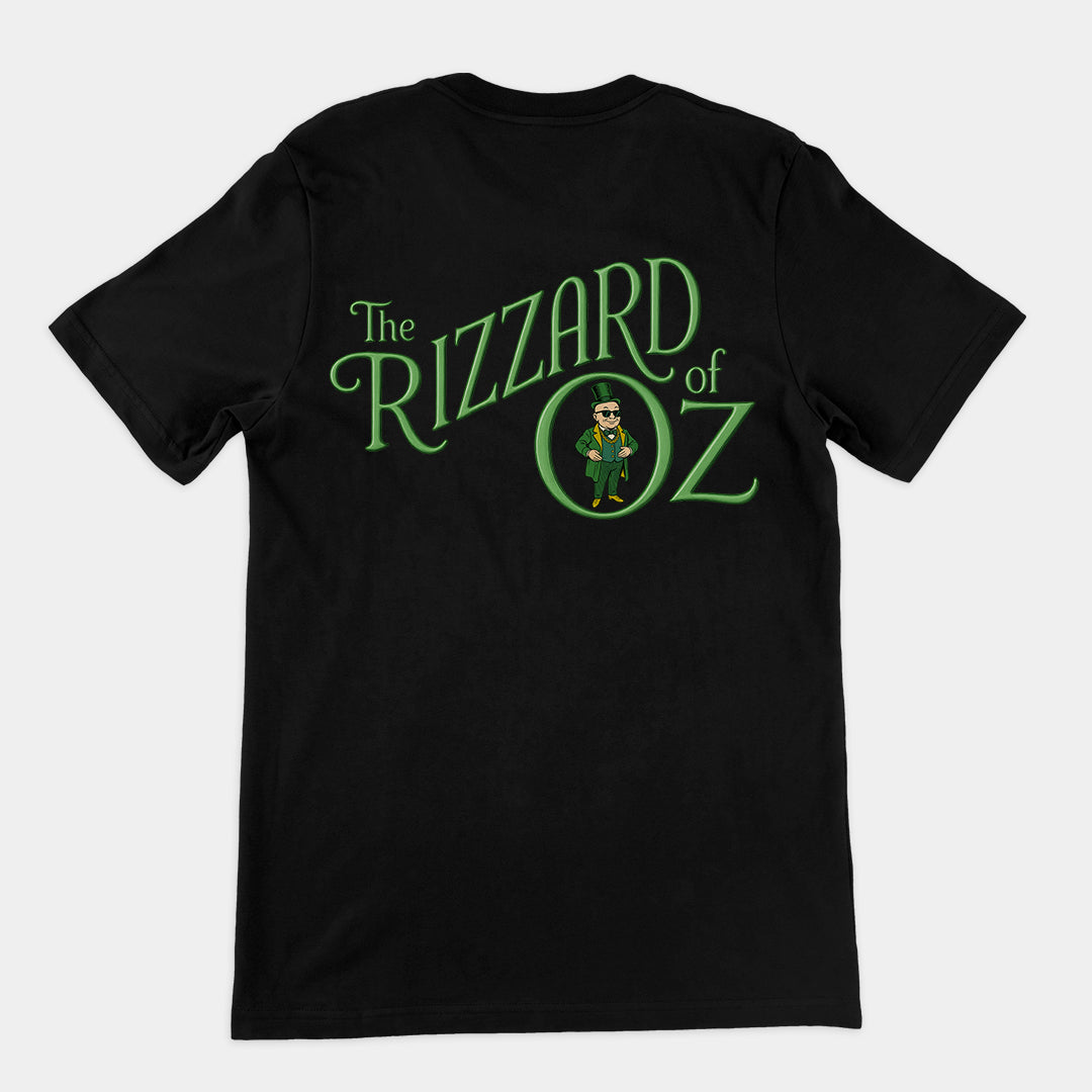 The Rizzard of Oz T-Shirt (backprint)