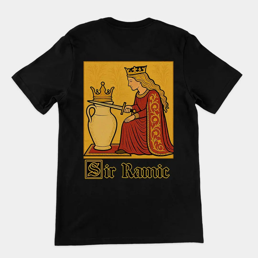Sir Ramic Handdrawn T-Shirt (backprint) - Orbital Clothing