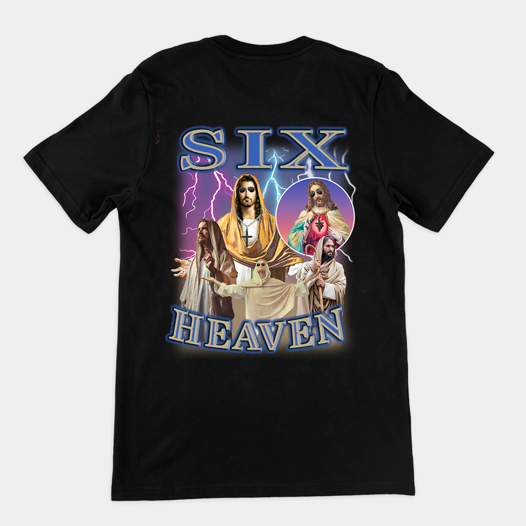 Six Heaven T-Shirt (backprint) Orbital Clothing
