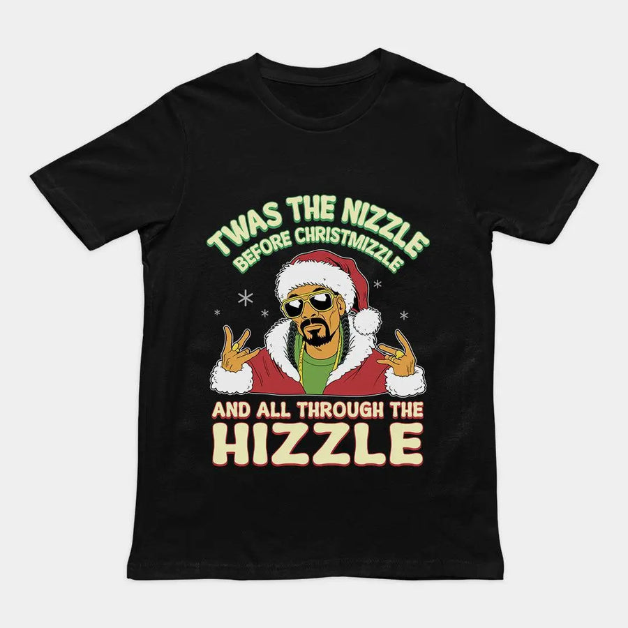 Twas the Nizzle Before Christmizzle T-Shirt - Orbital Clothing