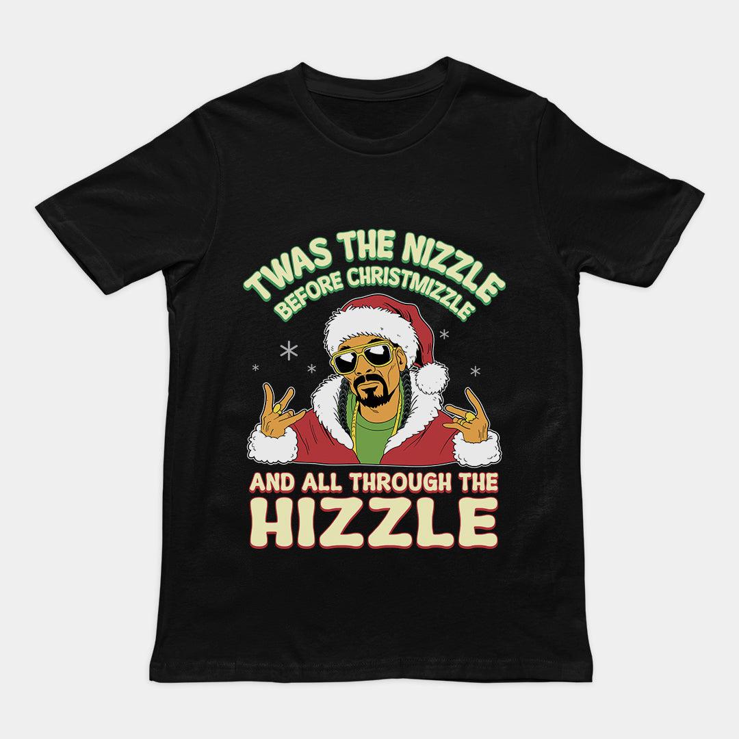 Twas the Nizzle Before Christmizzle T-Shirt - Orbital Clothing