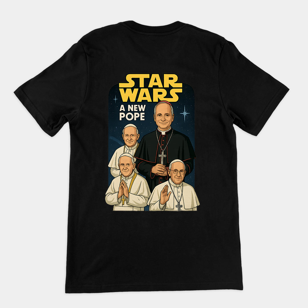 Star Wars A New Pope T-Shirt (backprint)
