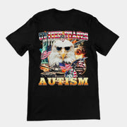 Verenigde Staten van Autisme T-shirt (achterkant)