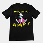 Ja, ik ben Bi... Bi Myself T-shirt (achterkant)