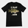 Ich esse Bass T-Shirt (Rückenaufdruck)