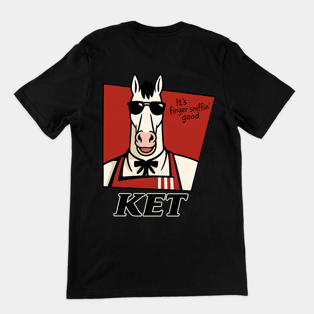 KET - It's Finger Sniffin' Good T-Shirt (backprint)