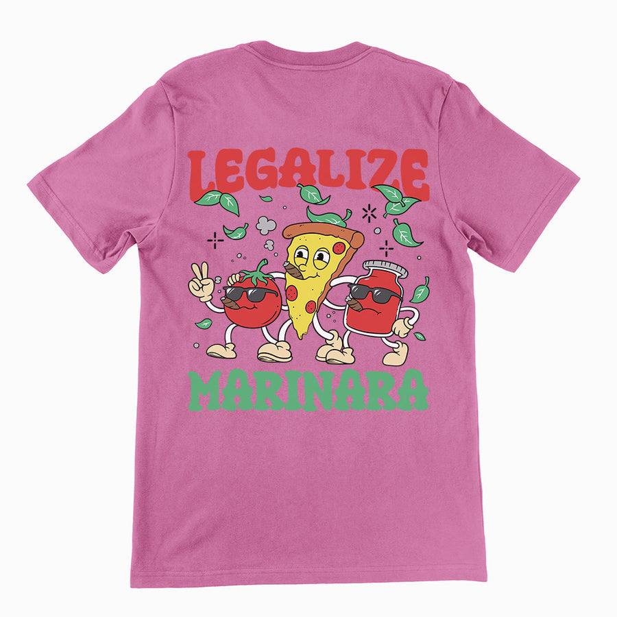 Legalize Marinara T-Shirt (backprint) Orbital Clothing