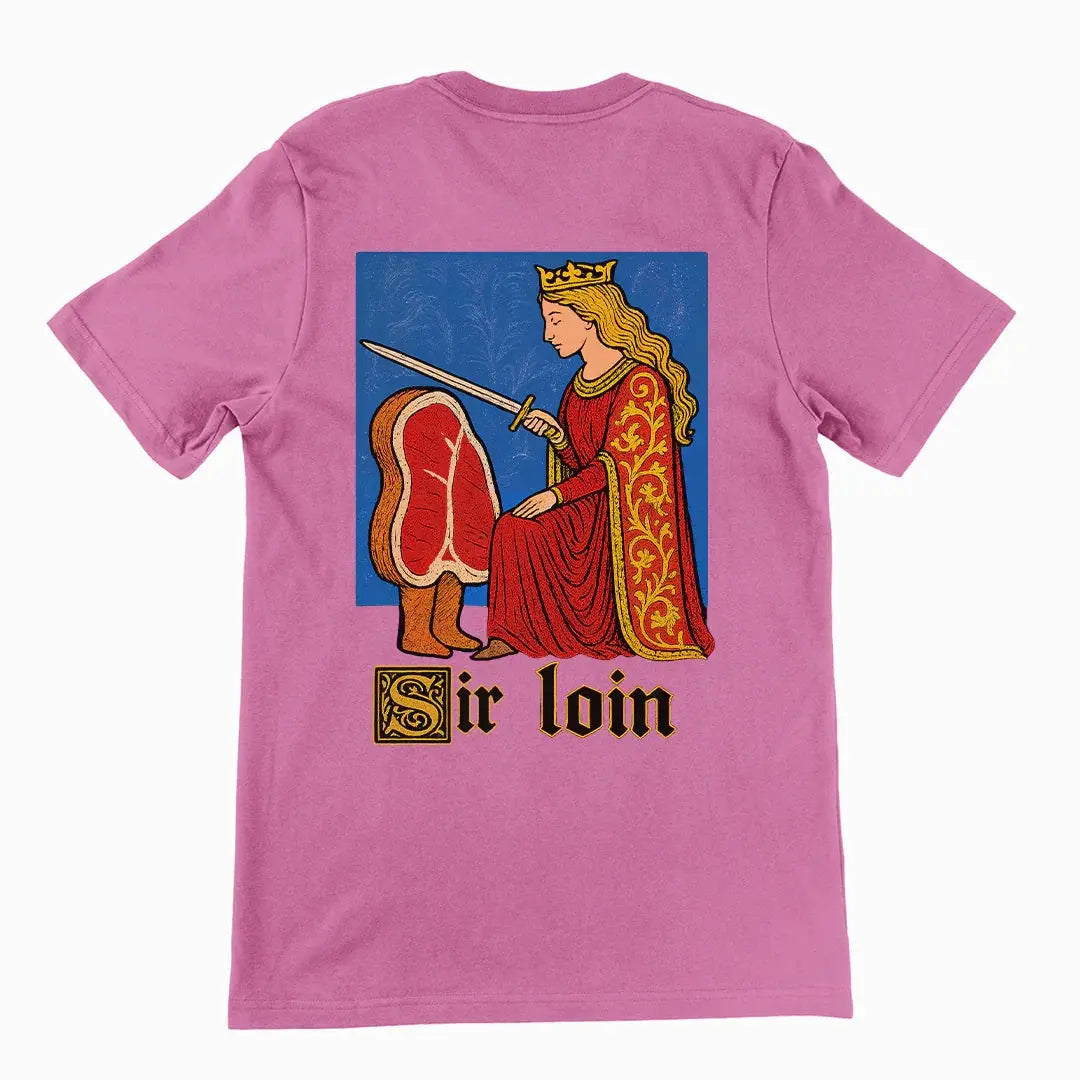 Sir Loin handdrawn T-Shirt (backprint) - Orbital Clothing