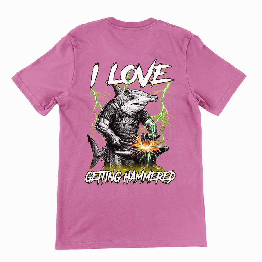 I love getting hammered T-Shirt (backprint) Orbital Clothing
