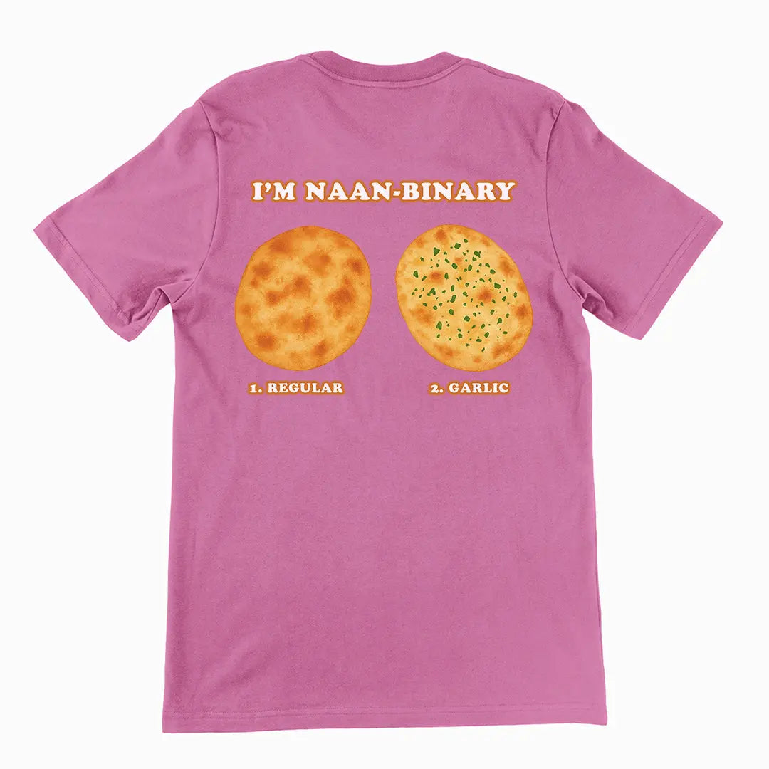 I'm Naanbinary T-Shirt (backprint) Orbital Clothing