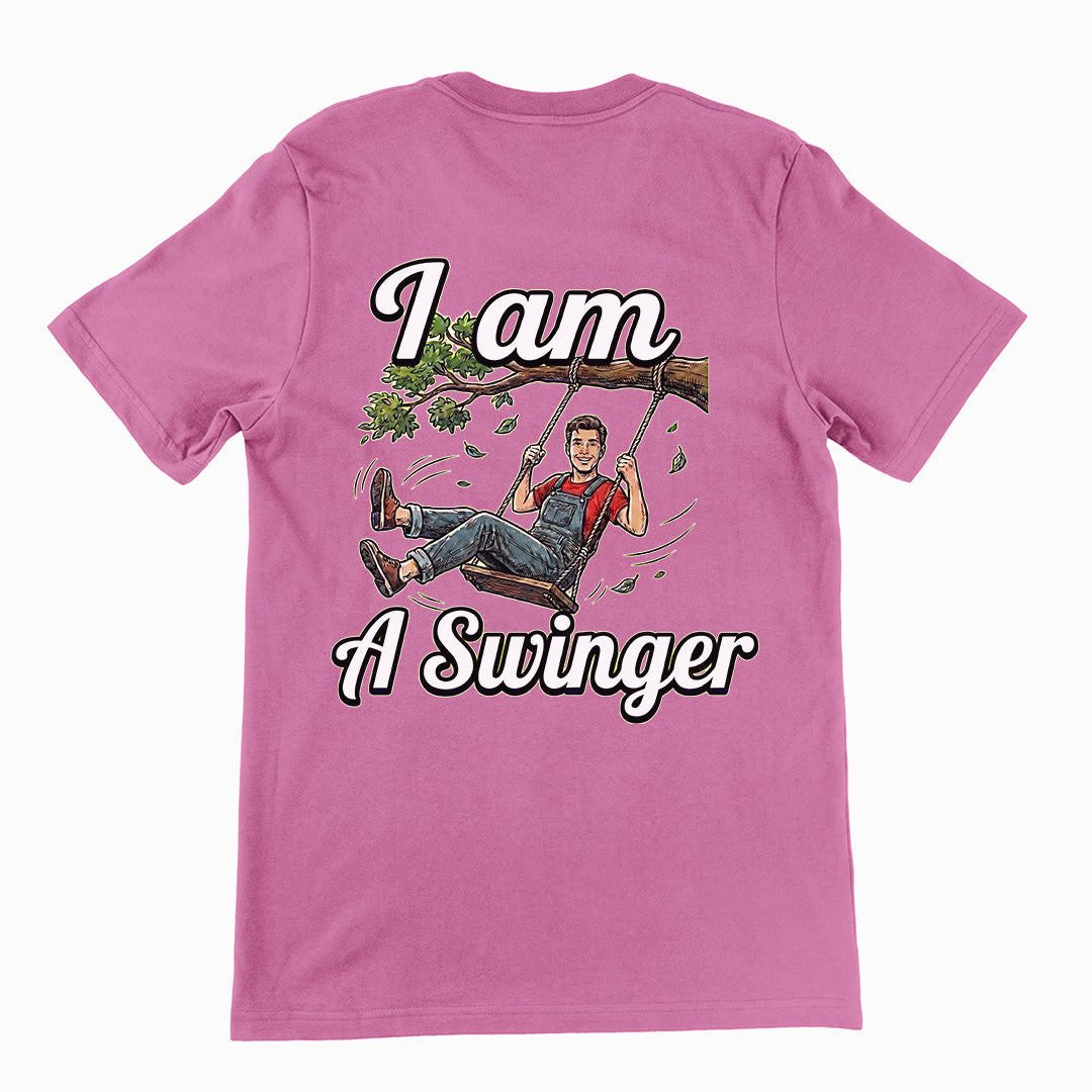 I am a swinger T-Shirt (backprint) Orbital Clothing