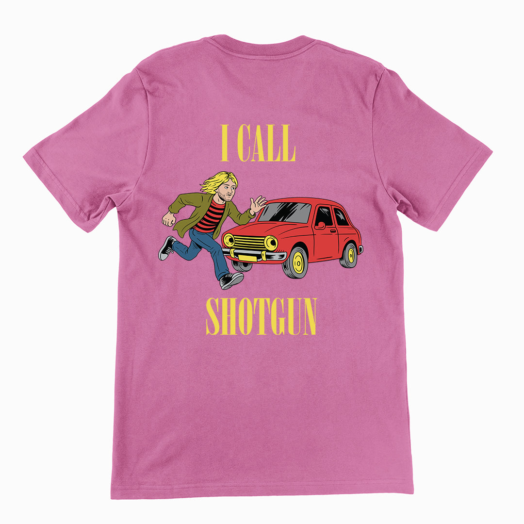 I Call Shotgun (Nirvana) T-Shirt (backprint) Orbital Clothing