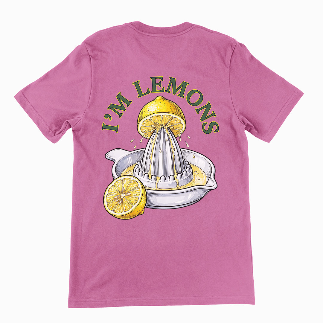 I'm lemons T-Shirt (backprint) Orbital Clothing