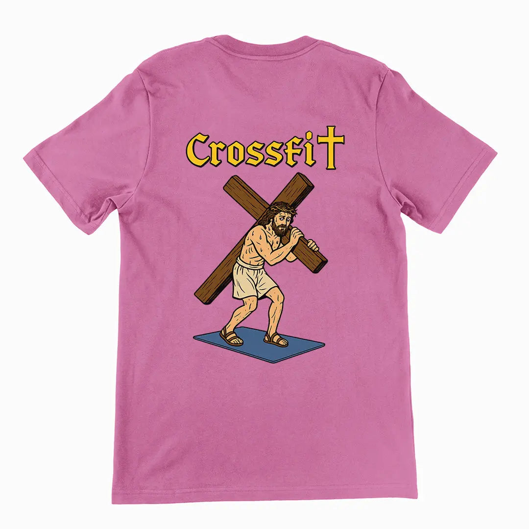 Crossfit Jesus T-Shirt (backprint) Orbital Clothing