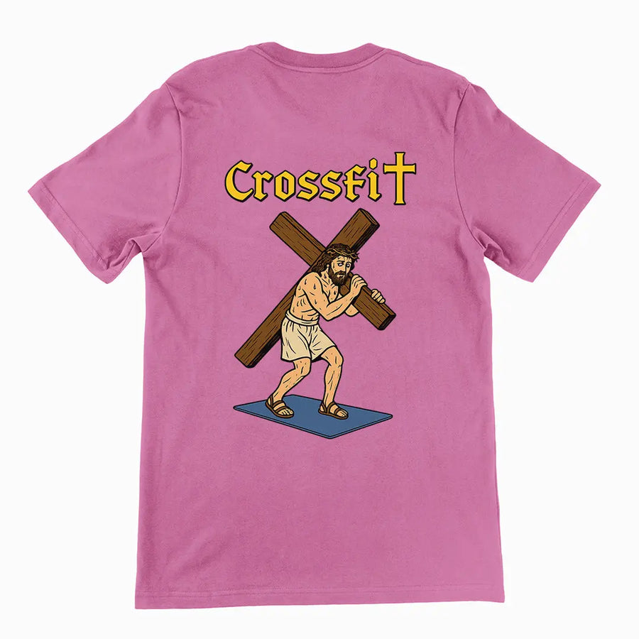 Crossfit Jesus T-Shirt (backprint) Orbital Clothing