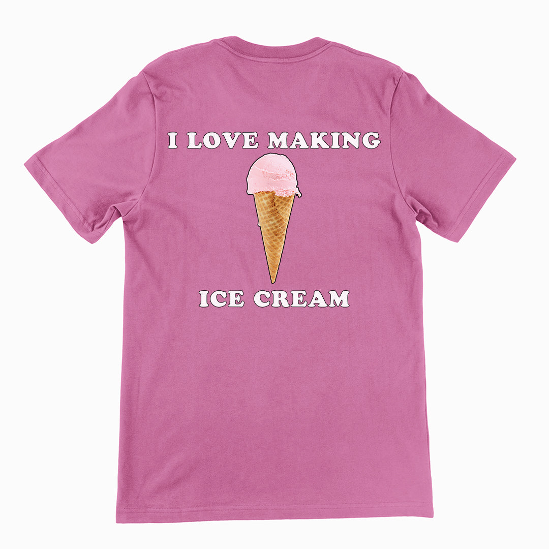 I love making ice cream T-Shirt (backprint)