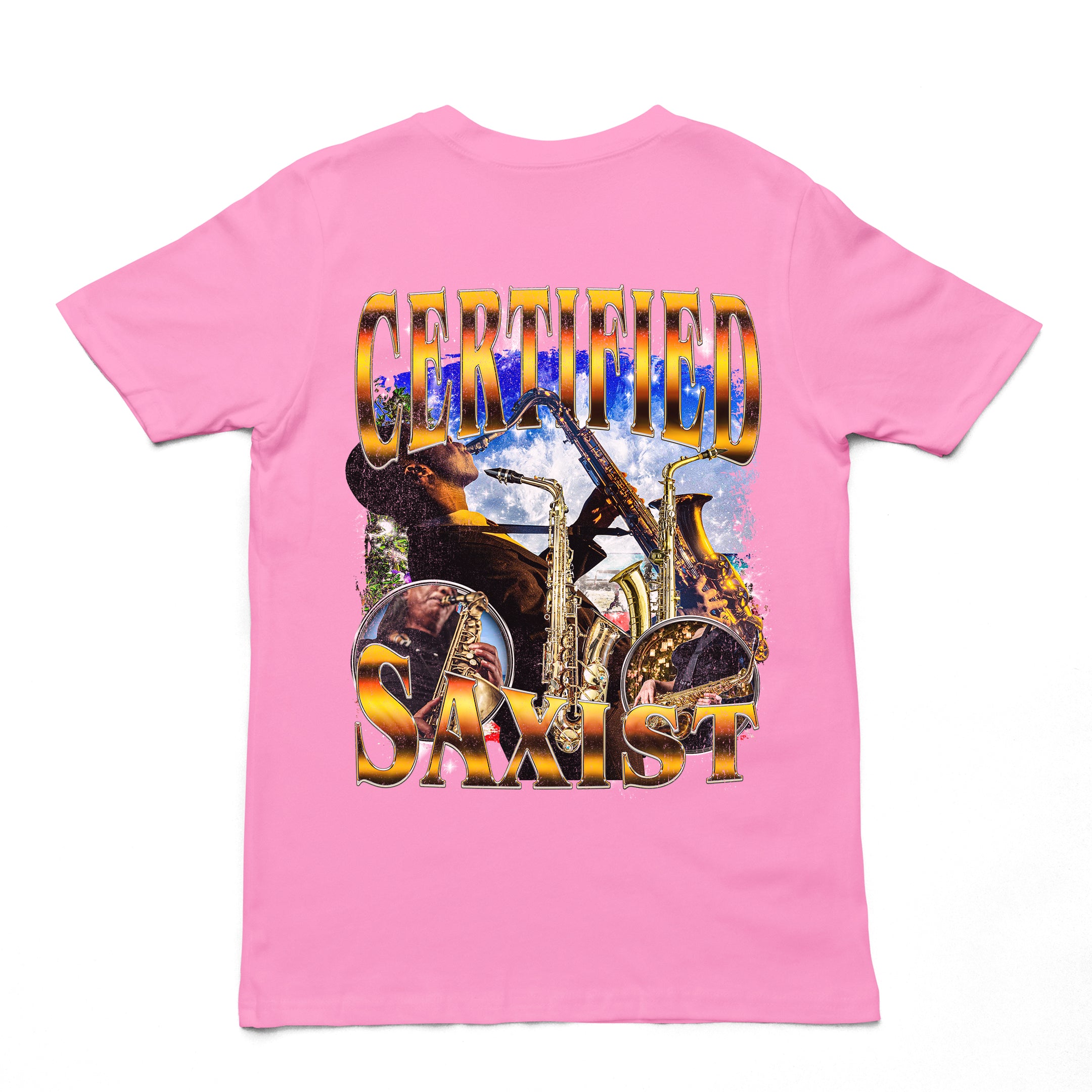 Certified Saxist T-Shirt (backprint)