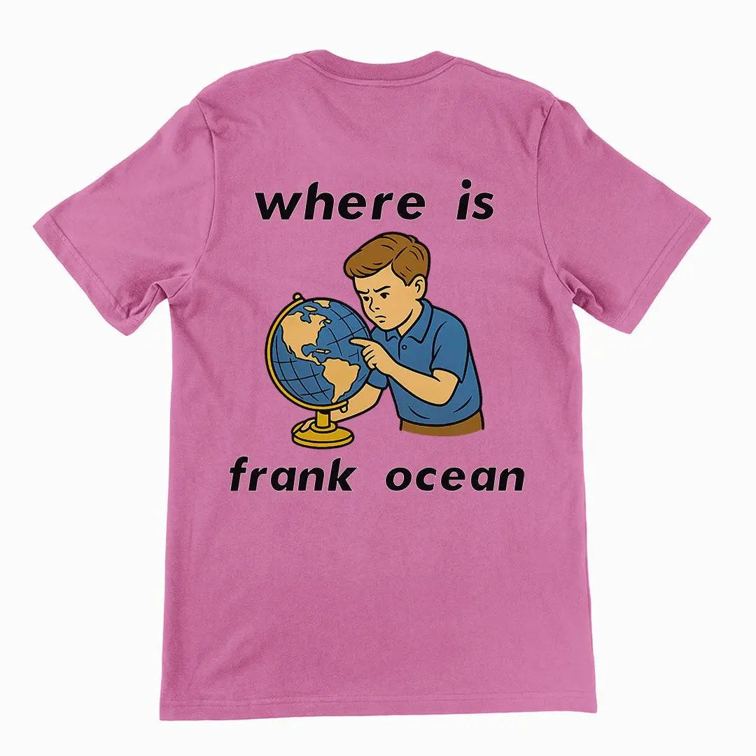 Where is Frank Ocean T-Shirt (backprint) - Orbital Clothing