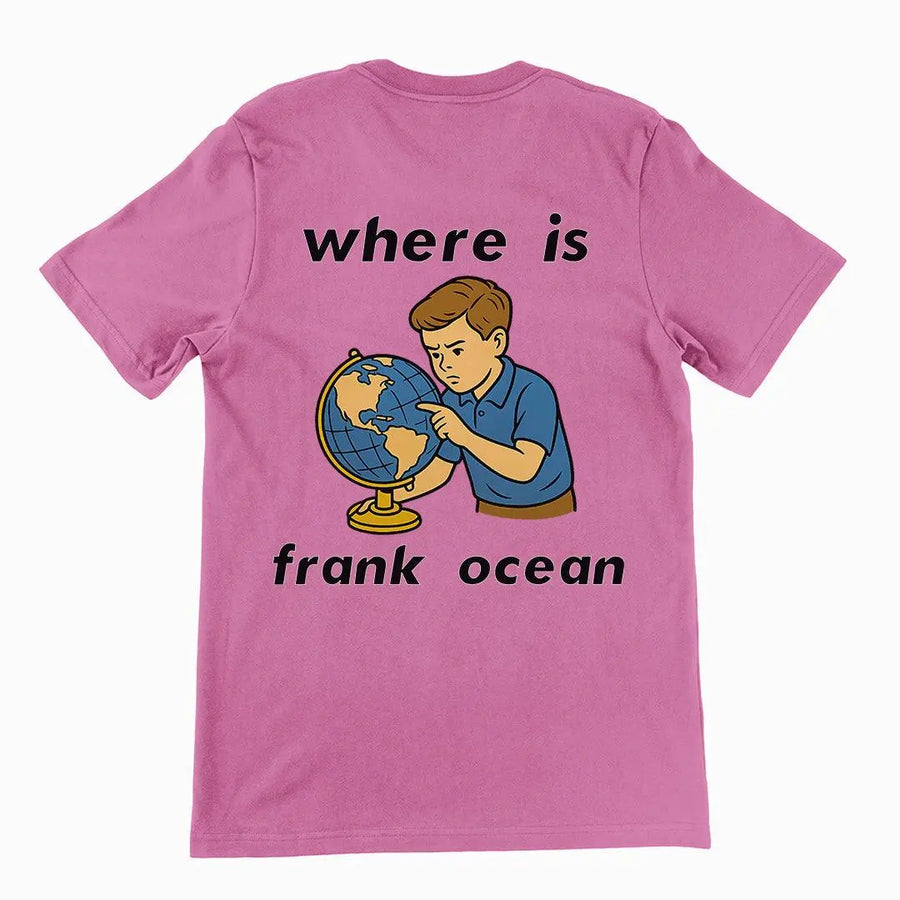 Where is Frank Ocean T-Shirt (backprint) - Orbital Clothing