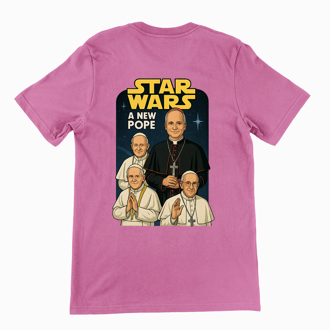Star Wars A New Pope T-Shirt (backprint)